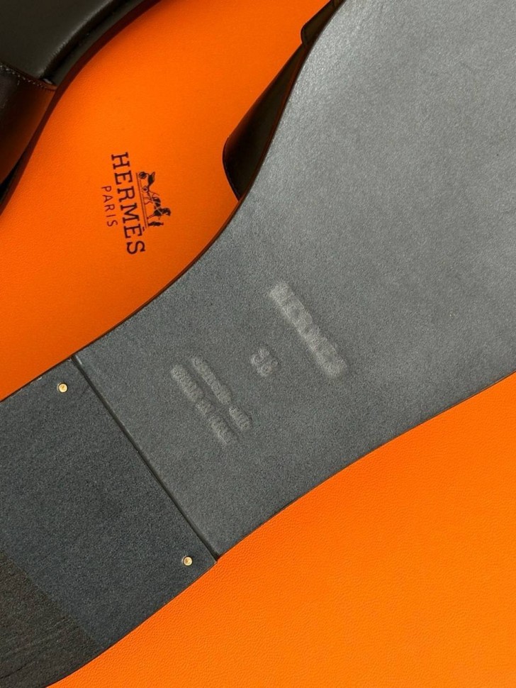 Шлепки Hermes Kelly Guilia  