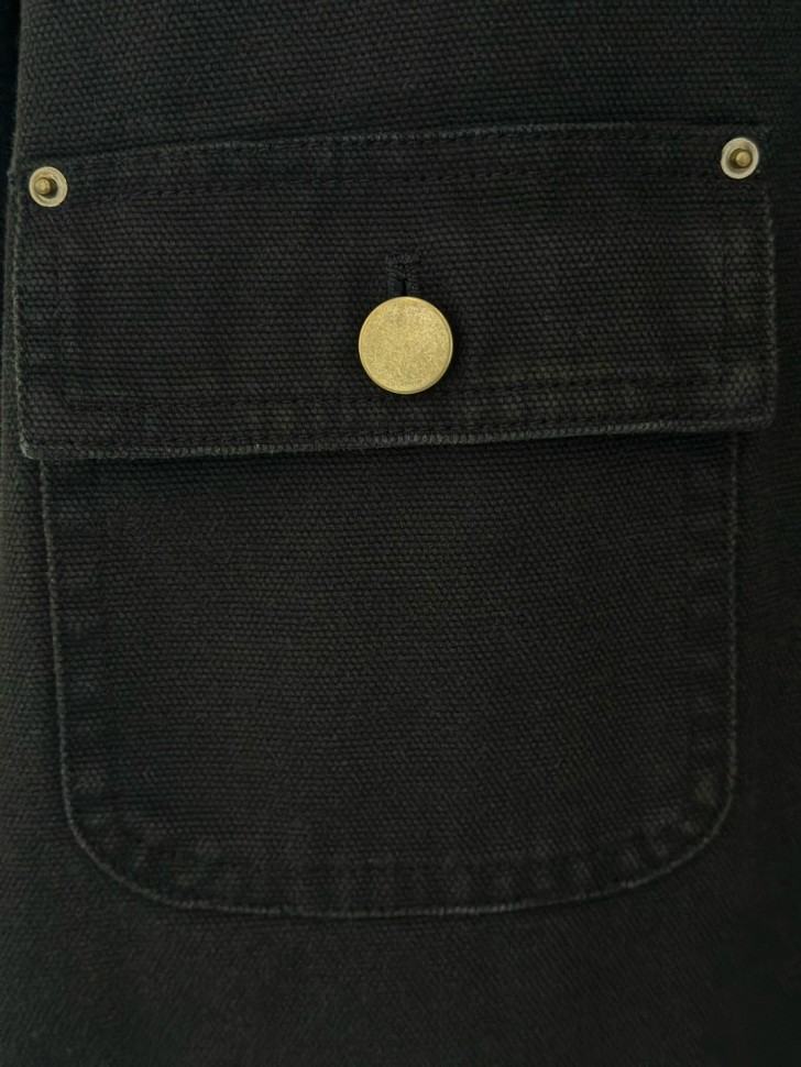 Куртка Prada из денима и кожи    