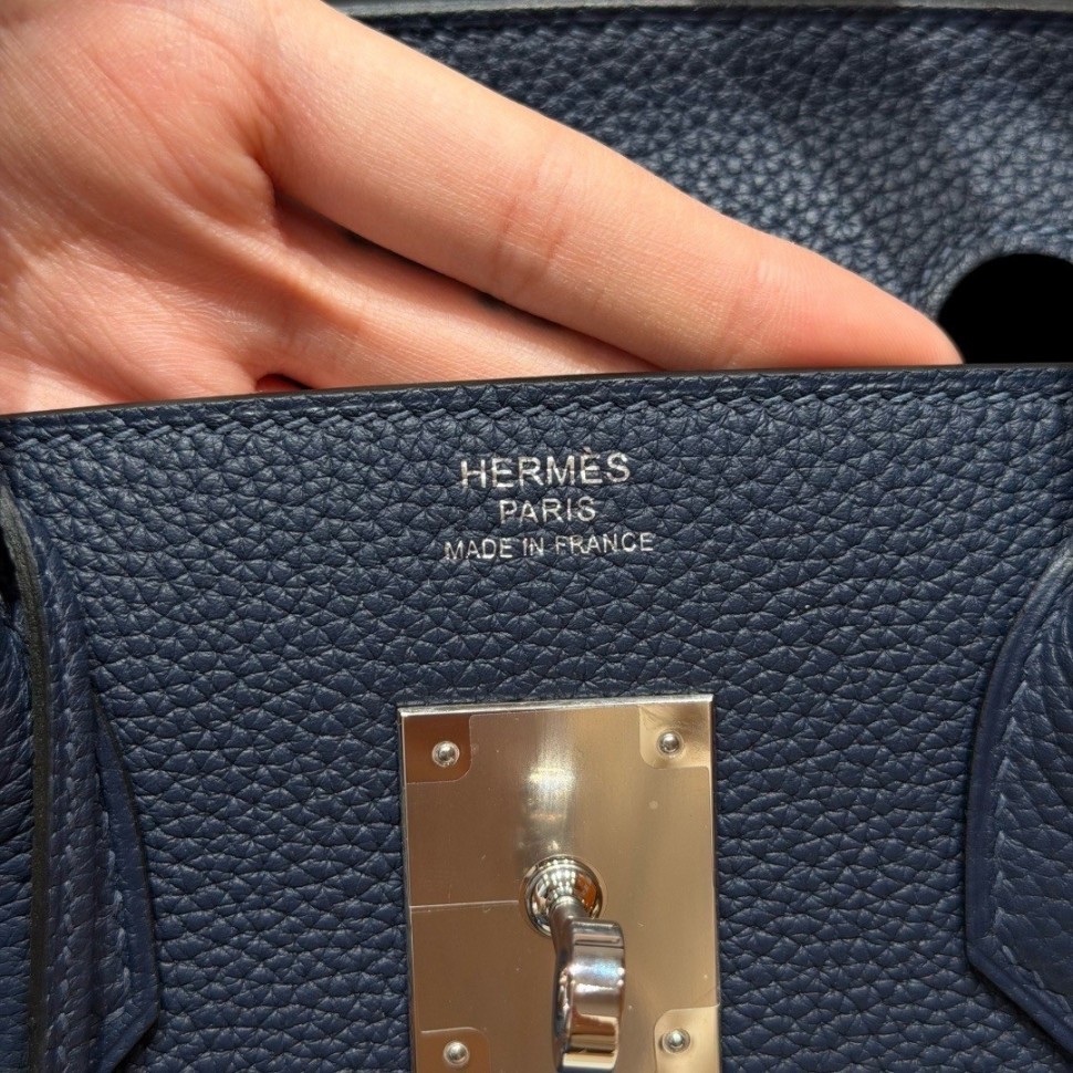 Сумка Hermes Birkin 35 Togo Blue Saphir