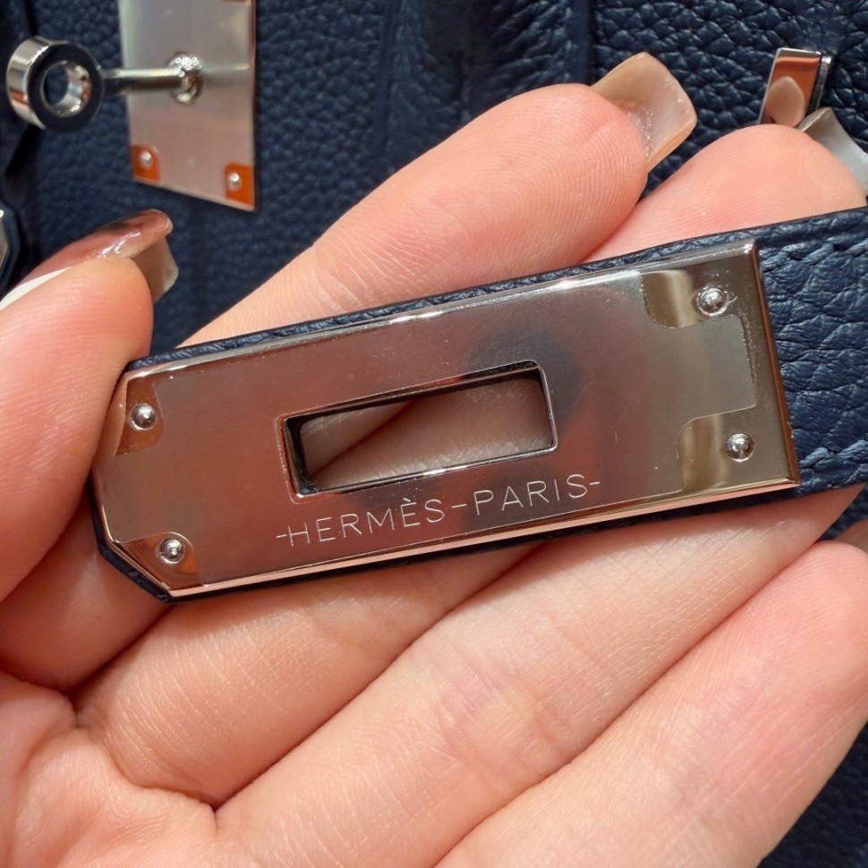 Сумка Hermes Birkin 35 Togo Blue Saphir