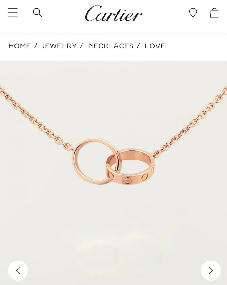Колье Cartier Love