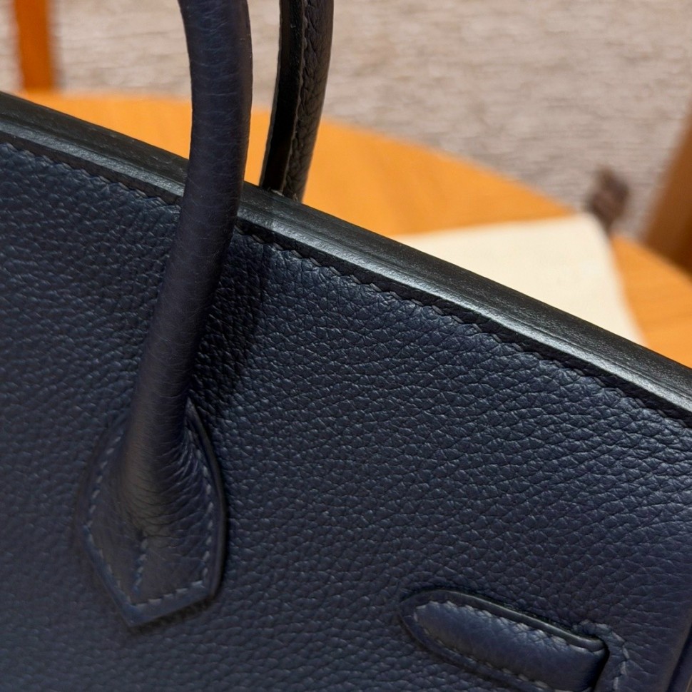 Сумка Hermes Birkin 25 Togo Blue Saphir 