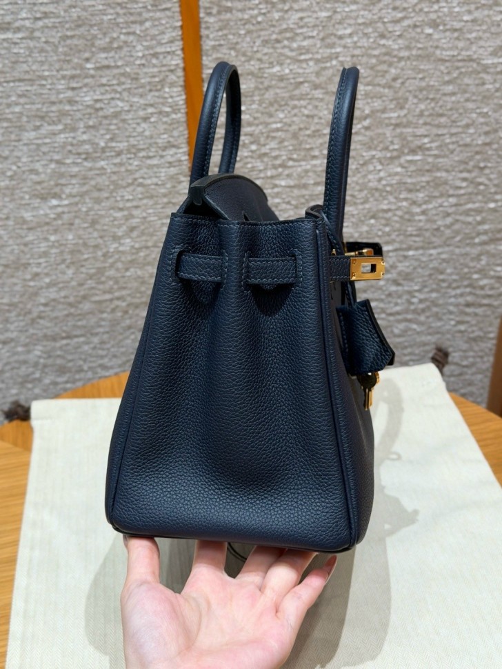 Сумка Hermes Birkin 25 Togo Blue Saphir 