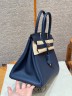 Сумка Hermes Birkin 30 Togo Blue Navy