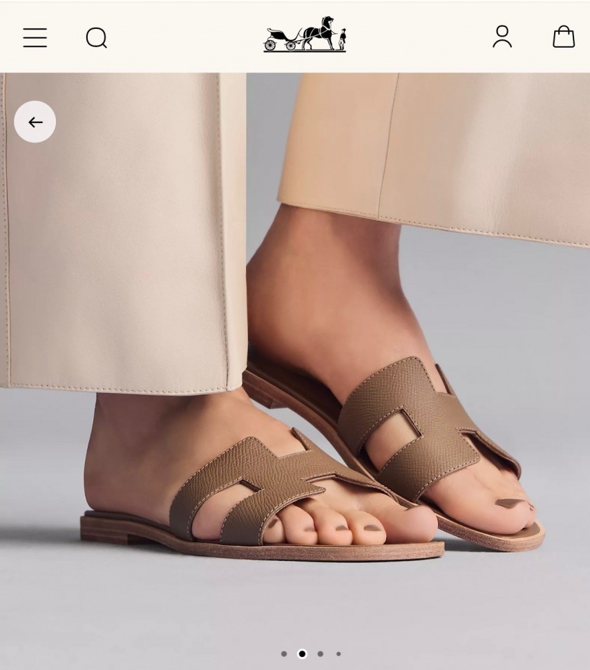 Шлепки Hermes Oran