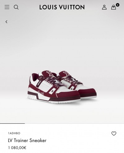 Кеды Louis Vuitton