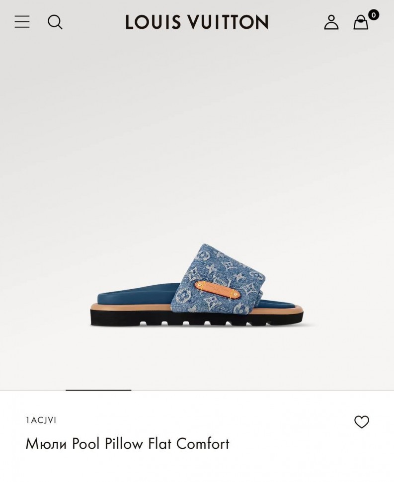 Мюли Louis Vuitton Pool Pillow