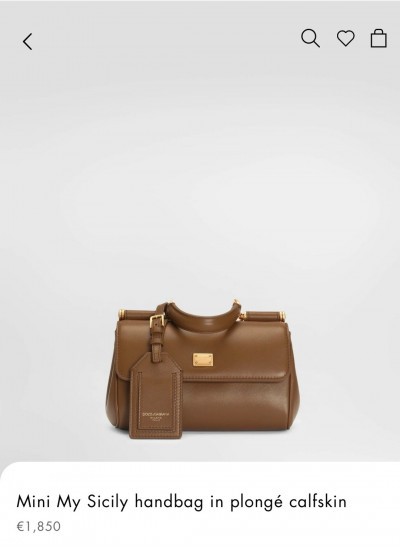 Сумка Dolce&amp;Gabbana My Sicily mini  