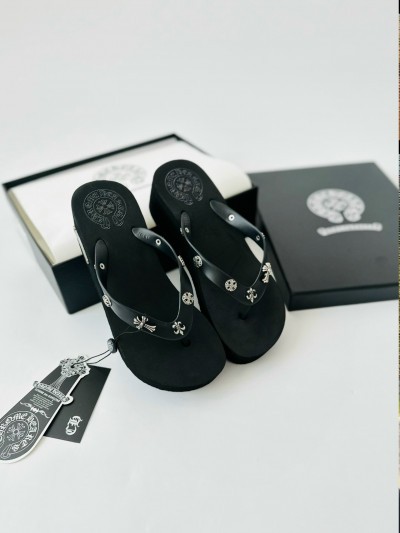 Шлепки Chrome Hearts
