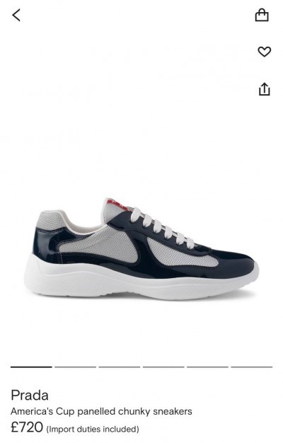 Сникеры Prada