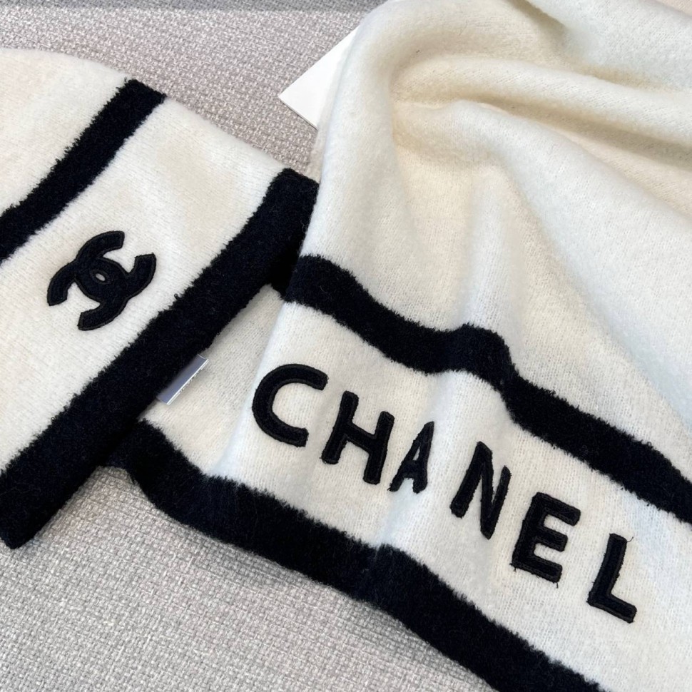Комплект Chanel (шапка+шарф)  