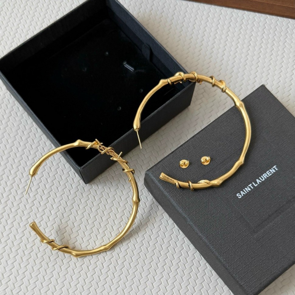 Серьги Saint Laurent