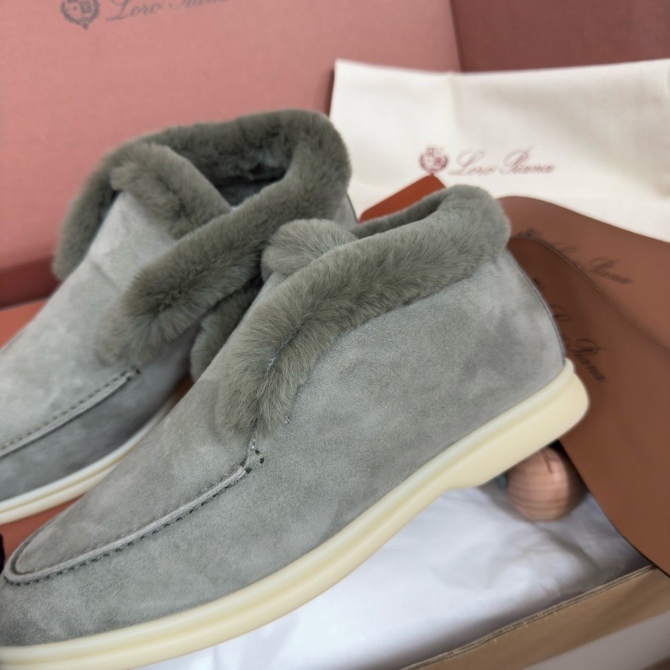 Лоферы на меху Loro Piana