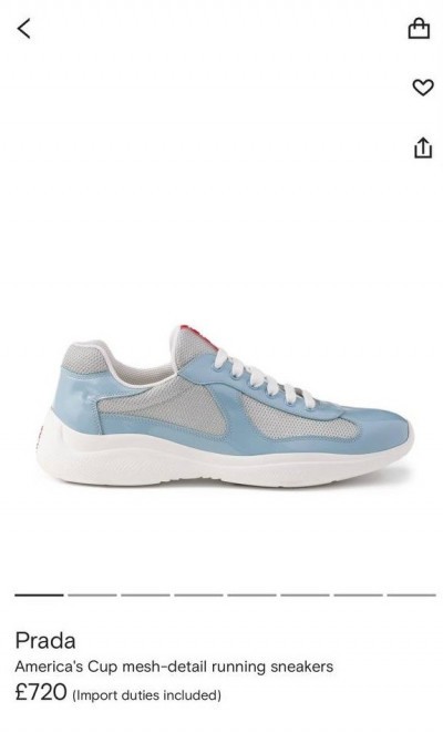 Сникеры Prada