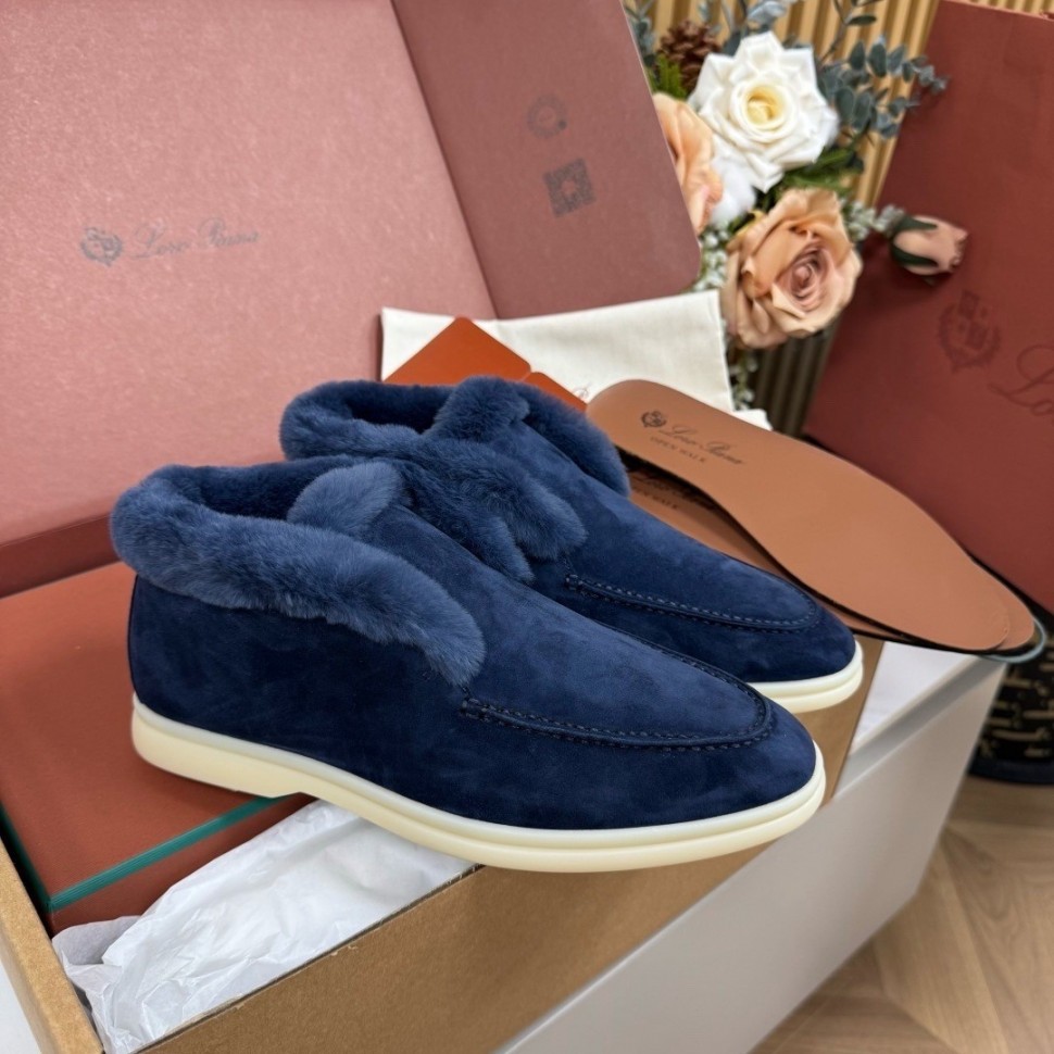 Лоферы на меху Loro Piana