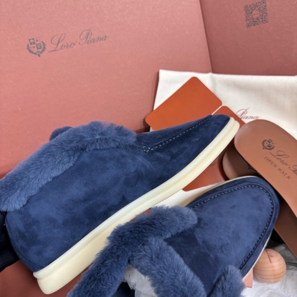 Лоферы на меху Loro Piana