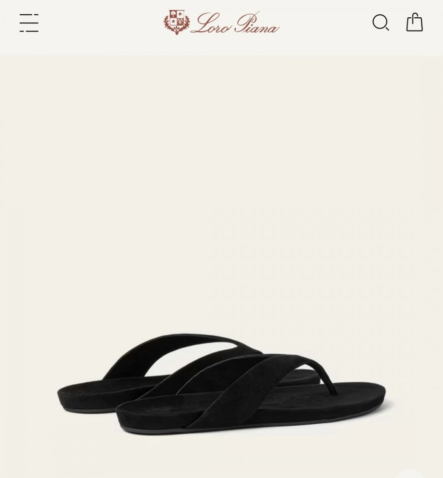 Шлепки Loro Piana  