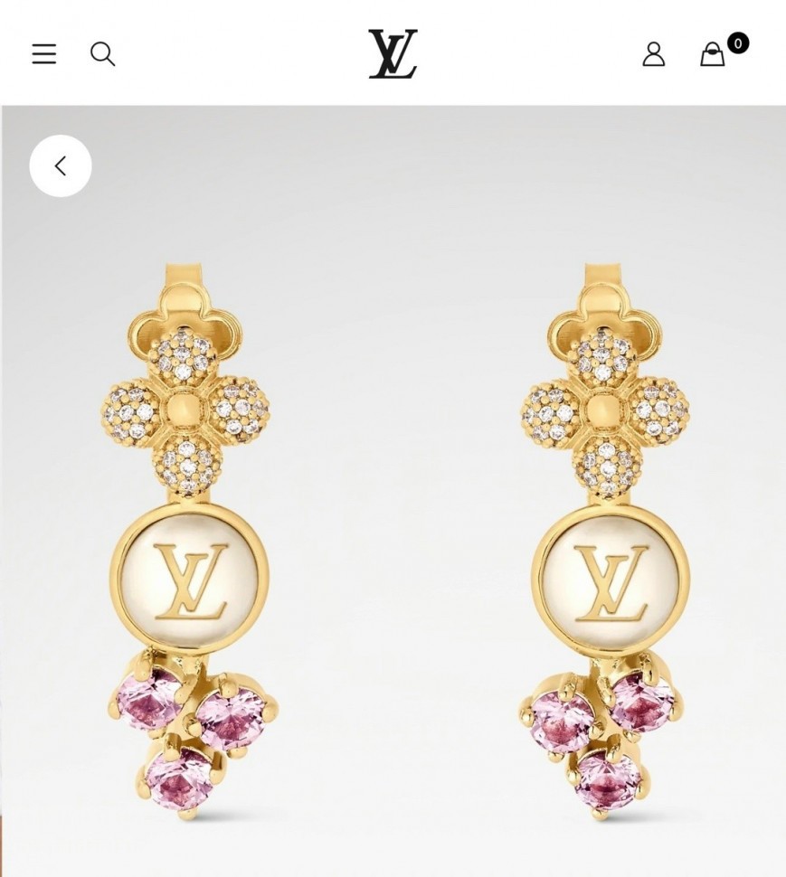 Серьги Louis Vuitton