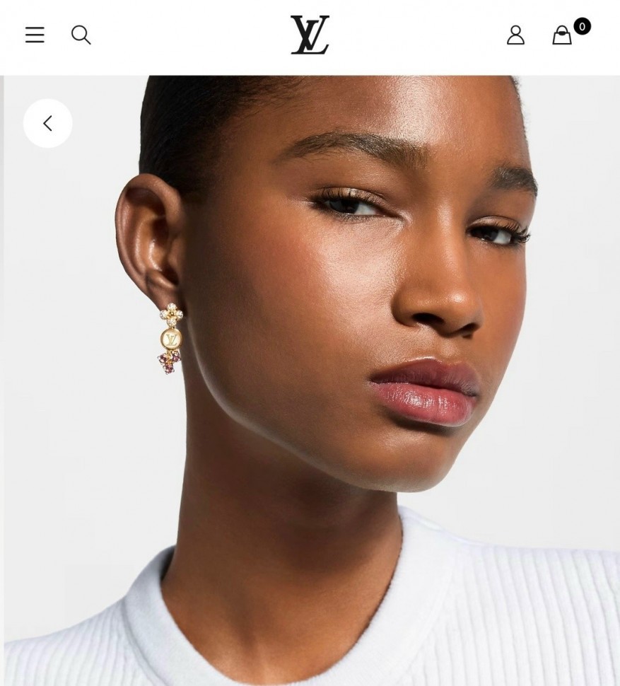 Серьги Louis Vuitton