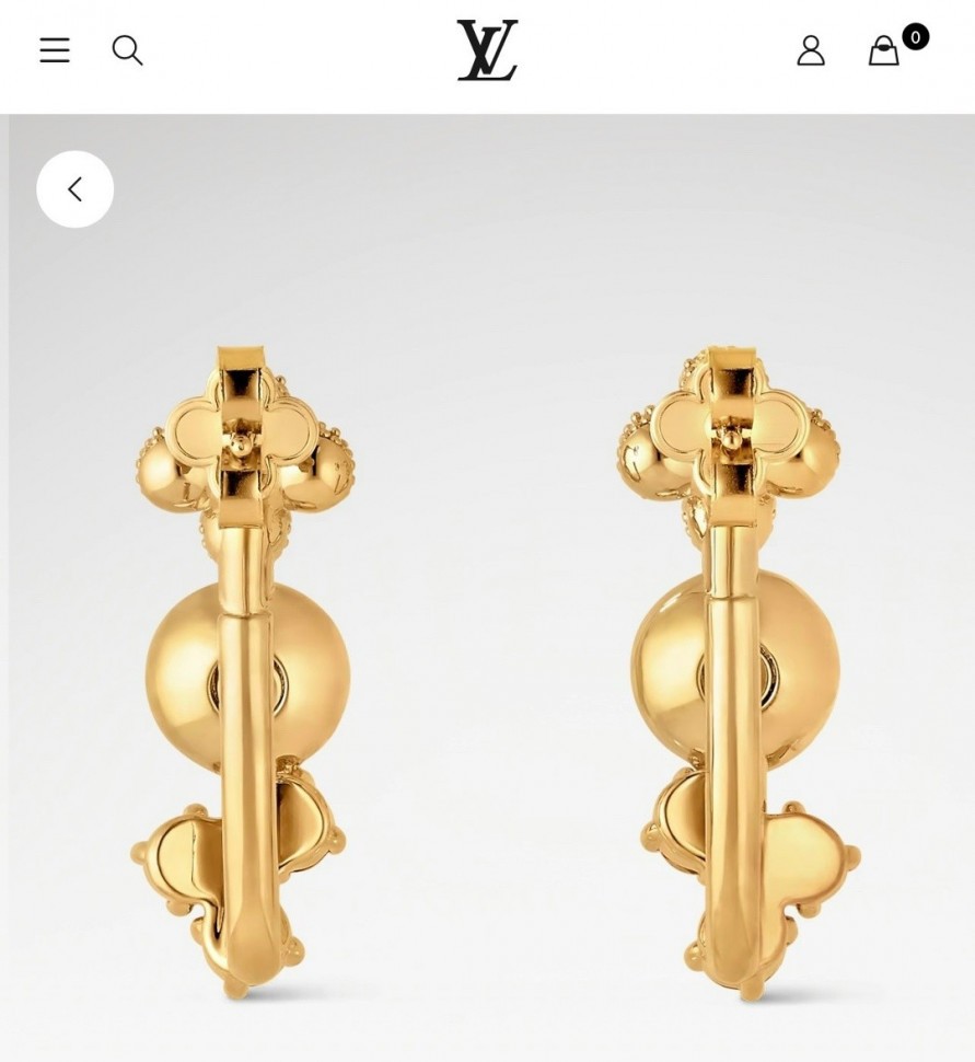 Серьги Louis Vuitton