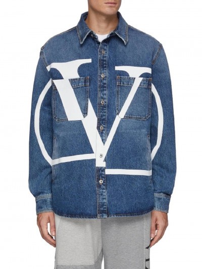Джинсовая рубашка Valentino 