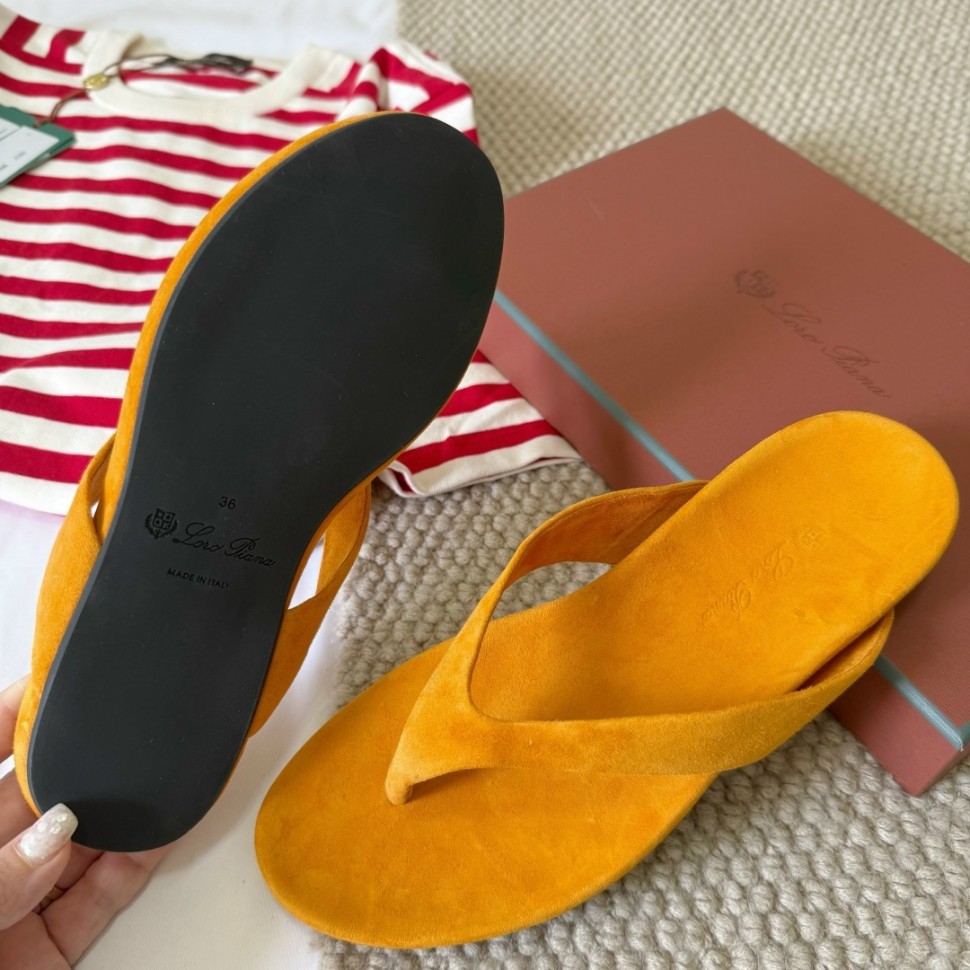Шлепки Loro Piana  