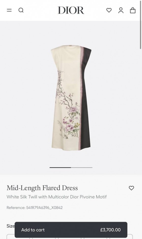 Платье Dior 