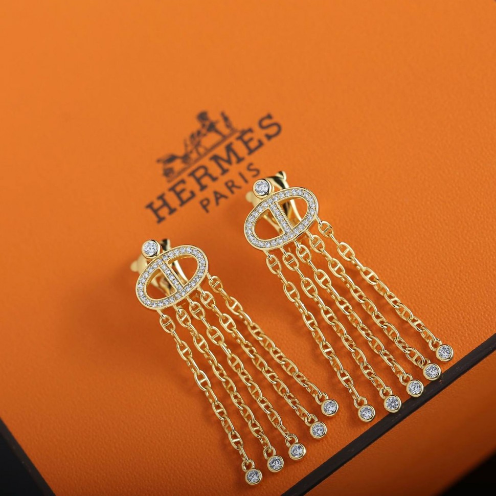 Серьги Hermes      