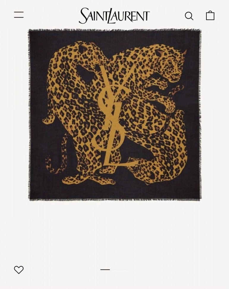 Палантин Saint Laurent