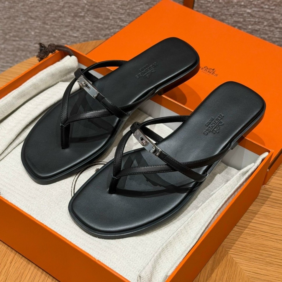 Шлепки Hermes Miss
