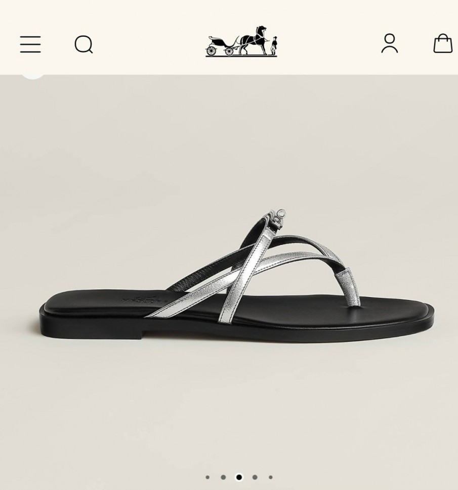 Шлепки Hermes Miss