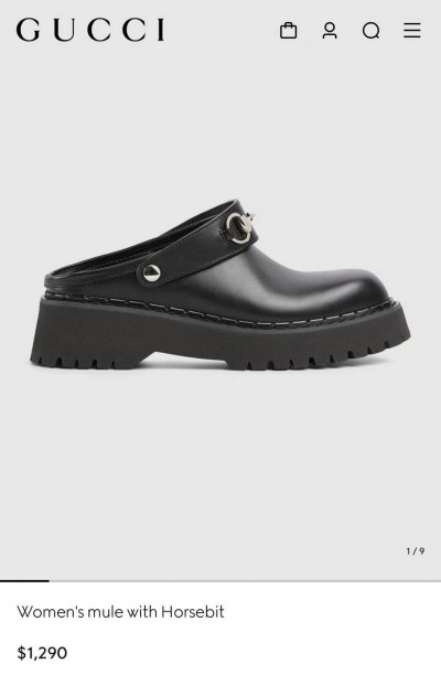 Мюли Gucci Horsebit 