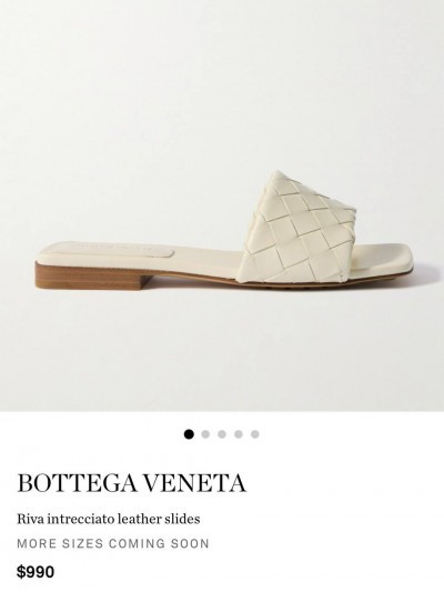 Шлепки Bottega Veneta
