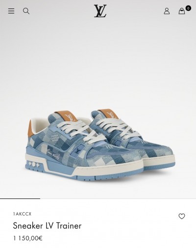 Сникеры Louis Vuitton