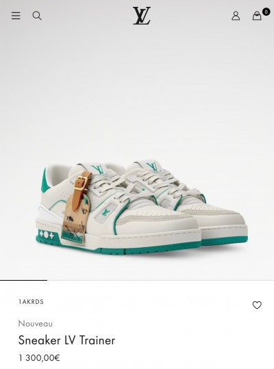 Сникеры Louis Vuitton