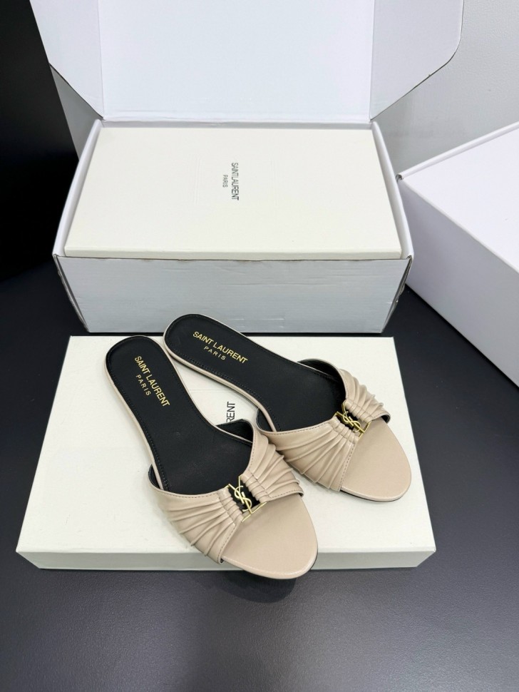 Шлепки Saint Laurent   