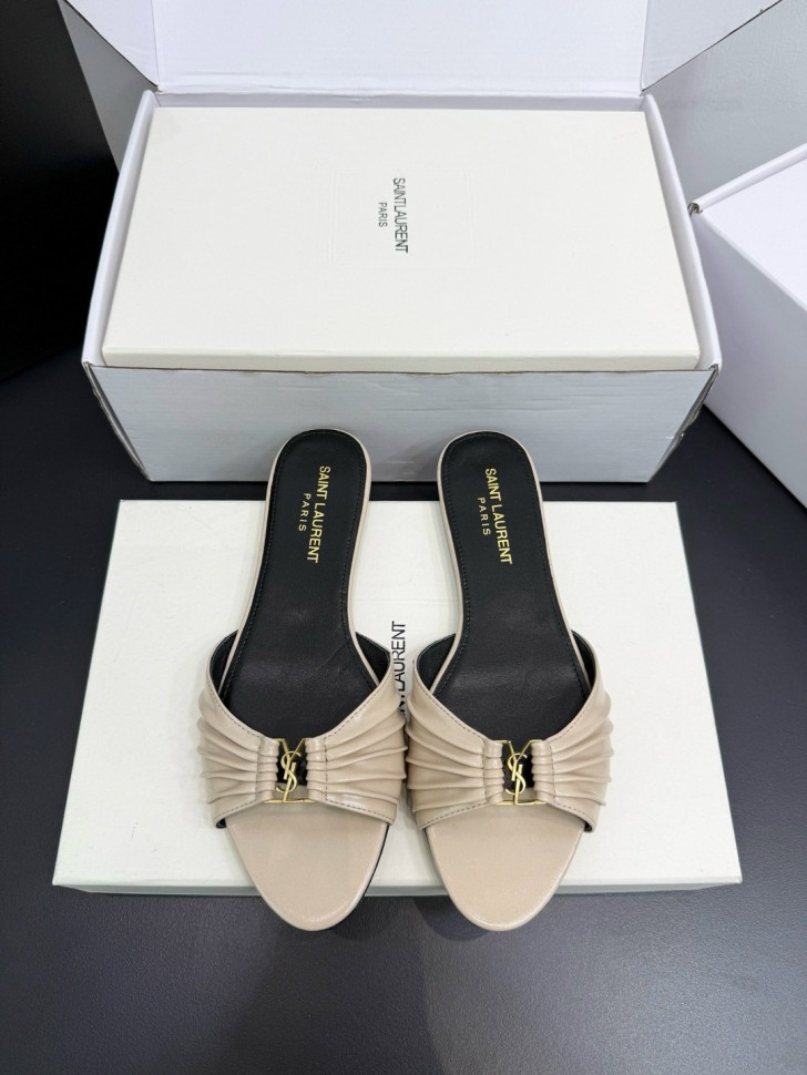 Шлепки Saint Laurent   