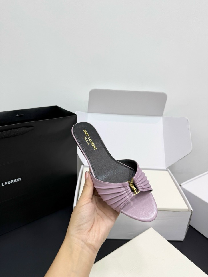 Шлепки Saint Laurent   