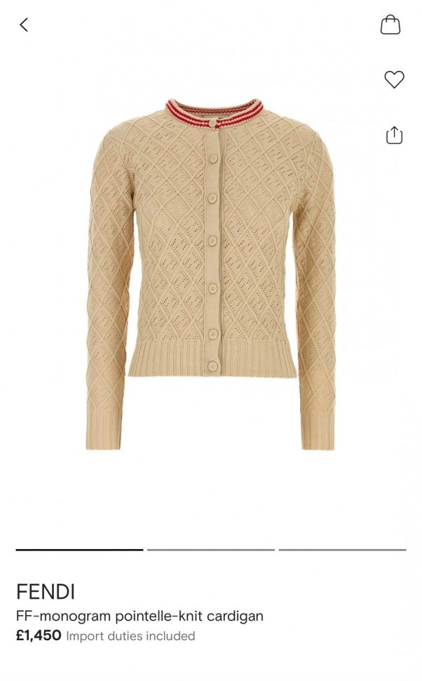 Кардиган Fendi 