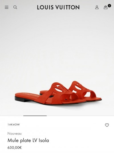 Шлепки Louis Vuitton    