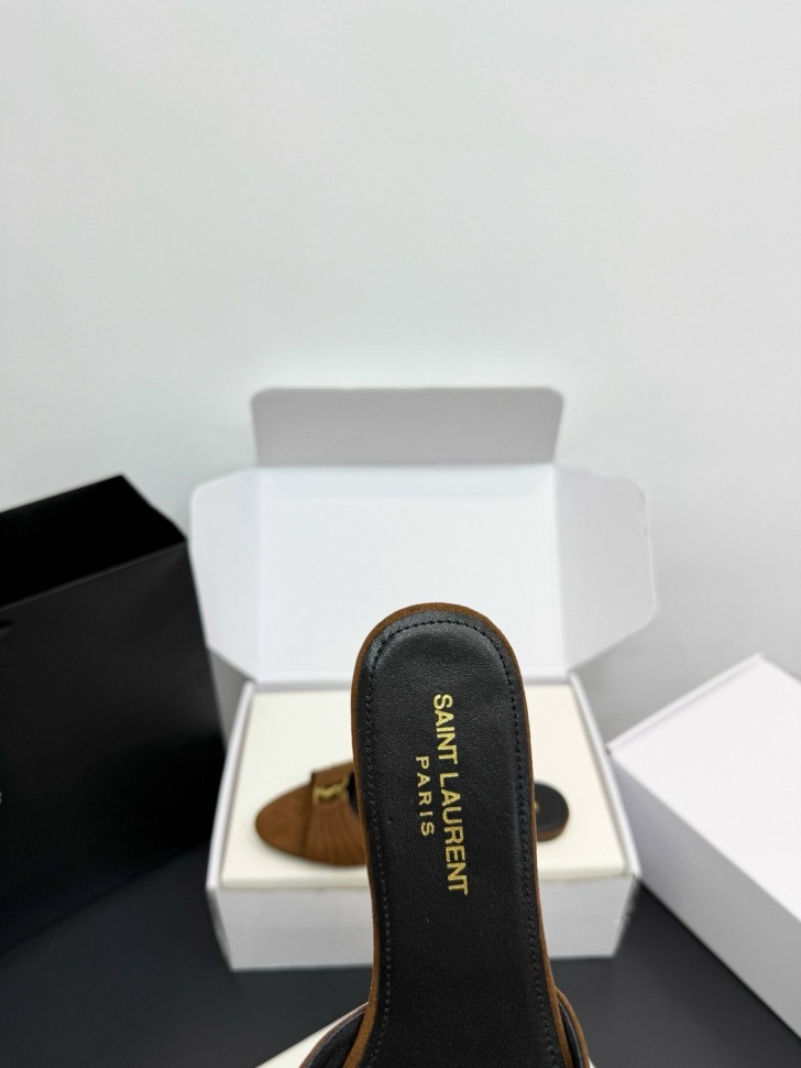 Шлепки Saint Laurent   
