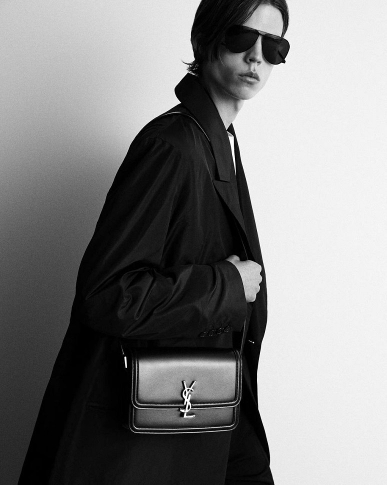 Сумка Saint Laurent Solferino Box Dark Chocolate