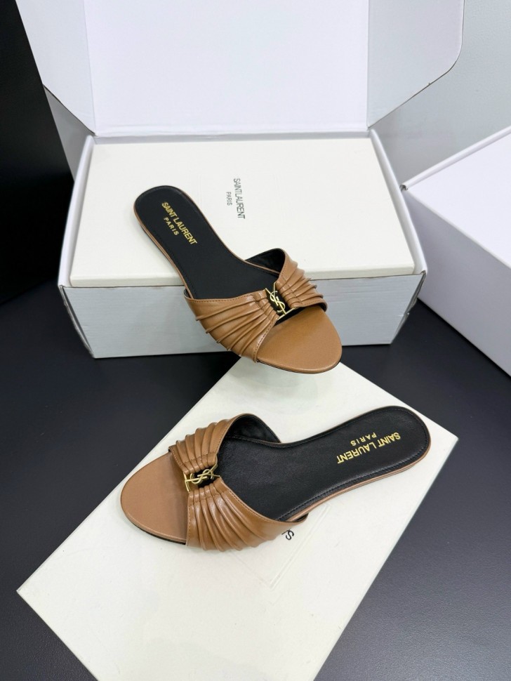 Шлепки Saint Laurent   