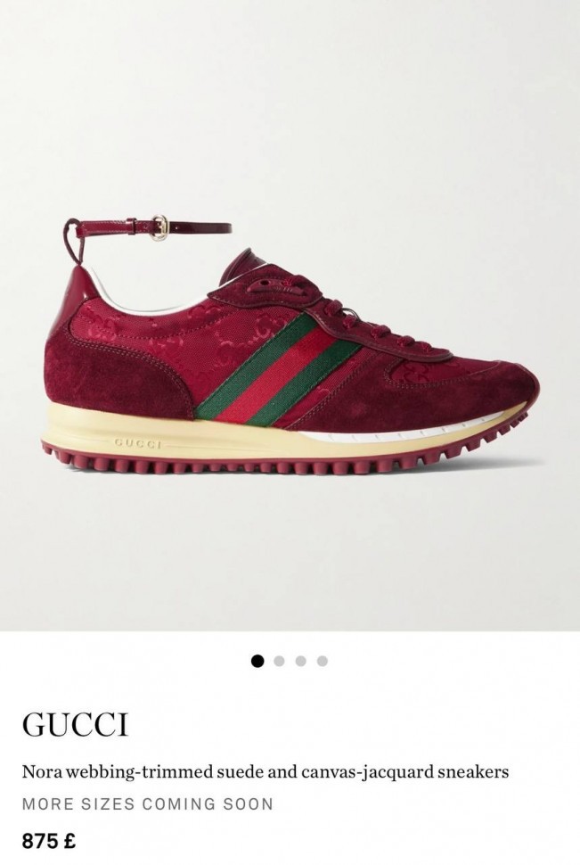 Кроссовки Gucci Nora
