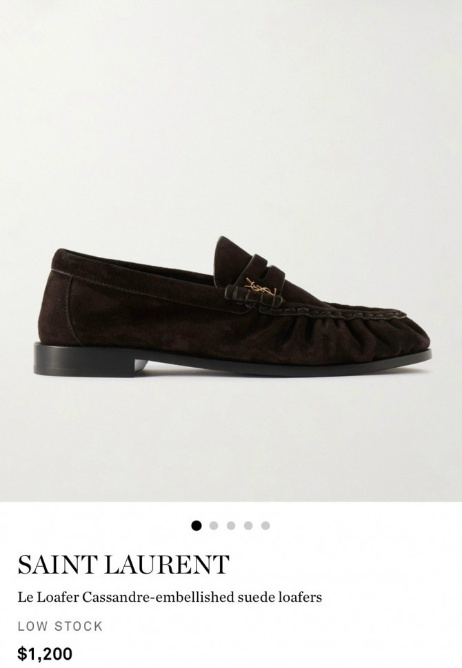 Лоферы Saint Laurent