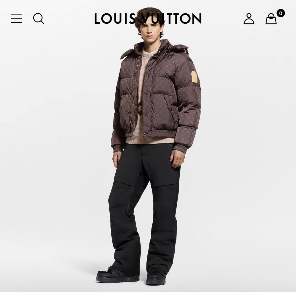 Пуховик Louis Vuitton  