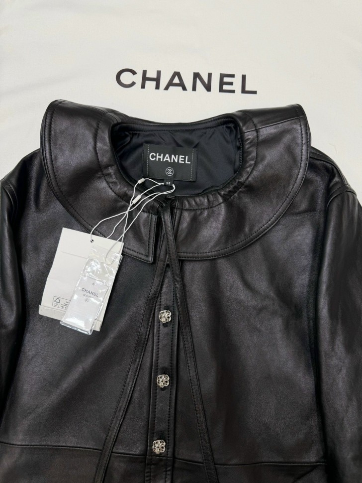 Рубашка кожаная Chanel     
