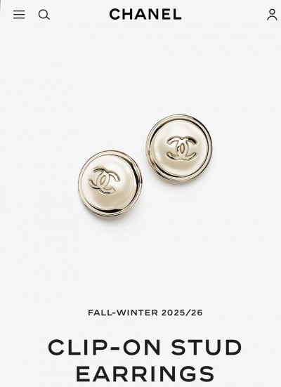 Серьги Chanel 