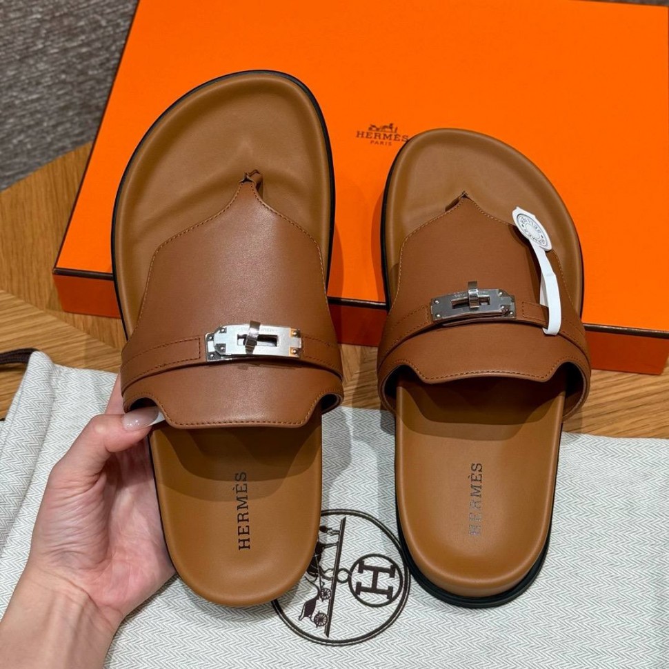 Шлепки Hermes Empire 