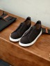 Кеды Zegna из натуральной замши